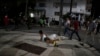 Una protesta el 1ro de octubre de 2022, en El Vedado, La Habana. (AP/Ramón Espinosa).
