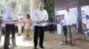El presidente designado de Cuba, Miguel Díaz-Canel inaugura la Feria Internacional de La Habana.