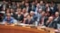 El secretario Marco Rubio en una reunión ministerial del Consejo de Seguridad de la ONU sobre Ucrania, en Nueva York, el 23 de septiembre de 2025. (Foto oficial del Departamento de Estado)
