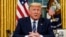 Presidente Trump anuncia cancelación de vuelos desde Europa. Doug Mills/The New York Times via AP, Pool