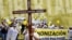 Imagen de la campaña #CanonizaciónSinPresosPolíticos.