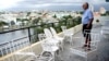Negocio de renta habitaciones a turistas en La Habana.