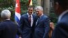 Pedro Sánchez junto al gobernante cubano Miguel Díaz-Canel, en La Habana, en noviembre de 2018. REUTERS/Alexandre Meneghini