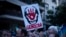 Una protesta contra la guerra de Rusia en Ucrania, en Buenos Aires, Argentina, el 24 de febrero de 2023. (AP Photo/Victor R. Caivano).