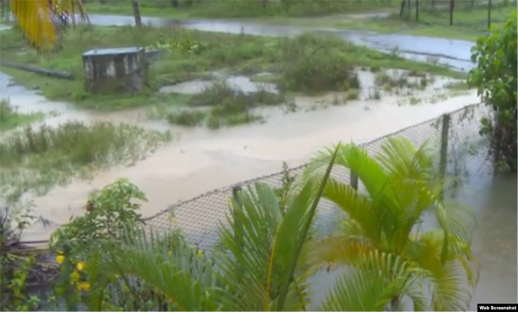 Imágenes de  Pinar del Río  tras intensas lluvias / Captura de Pantalla de video TelePinar.