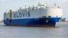Glovis Corona, el barco que transporto a La Habana vehículos destinados al turismo