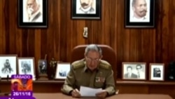 Anuncio oficial de la muerte de Fidel Castro Anuncio oficial de la muerte de Fidel Castro