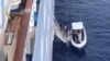 Cubanos rescatados por el Crucero Fantasy.