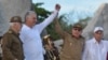 Foto Archivo de izq. a der. Ramiro Váldez, Miguel Díaz Canel, Raúl Castro y José Ramón Machado.