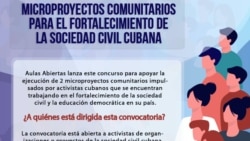 Convocan a proyectos comunitarios para fortalecer la sociedad civil cubana Convocan a proyectos comunitarios para fortalecer la sociedad civil cubana
