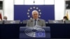 Josep Borrell, vicepresidente de la comisión europea encargada de coordinar la acción exterior de la Unión Europea, pronuncia un discurso en el Parlamento Europeo, en Estrasburgo, Francia, el 8 de junio de 2021. Jean-Francois Badias / Pool via REUTERS