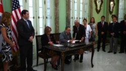 Cuba y EEUU firman un acuerdo sobre conservación de áreas marinas Cuba y EEUU firman un acuerdo sobre conservación de áreas marinas