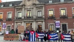 Protesta del Movimiento Acciones por la Democracia en Madrid a favor de huelguistas de San Isidro Protesta del Movimiento Acciones por la Democracia en Madrid a favor de huelguistas de San Isidro