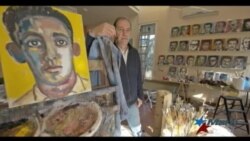 Artista cubano pinta el rostro de todos los fusilados por el castrismo Artista cubano pinta el rostro de todos los fusilados por el castrismo